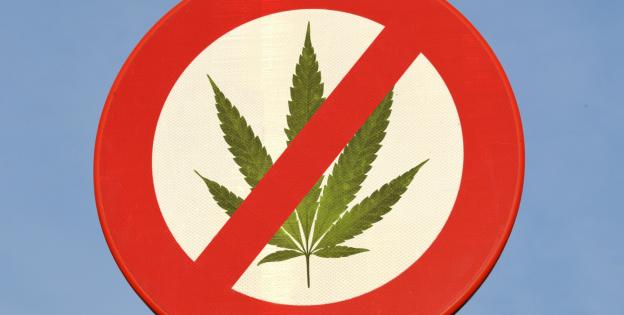 Prohibition Cannabis Simbol