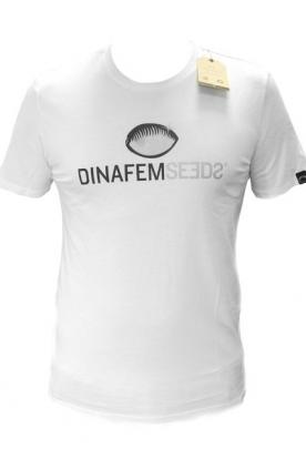 Camiseta logo grande blanca