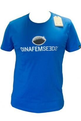 T shirt Grand Logo Homme Bleu Roi