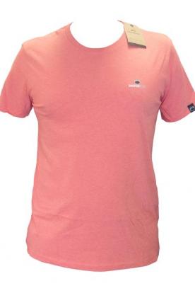 Camiseta logo pequeño mid heather red