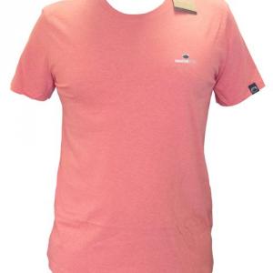 Camiseta logo pequeño mid heather red