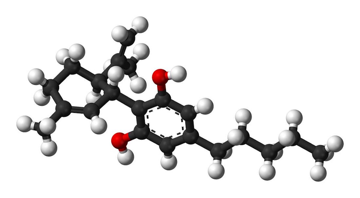 Molécula de CBD