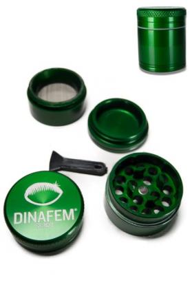 Dinafem Aluminium Grinder 30 mm 4 parts