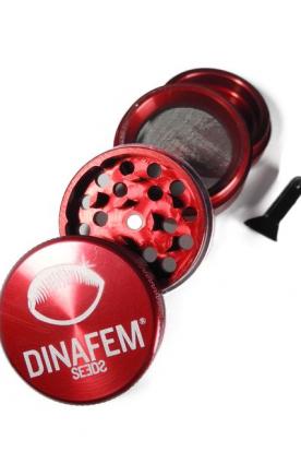 Dinafem Aluminium Grinder 40 mm 4 parts